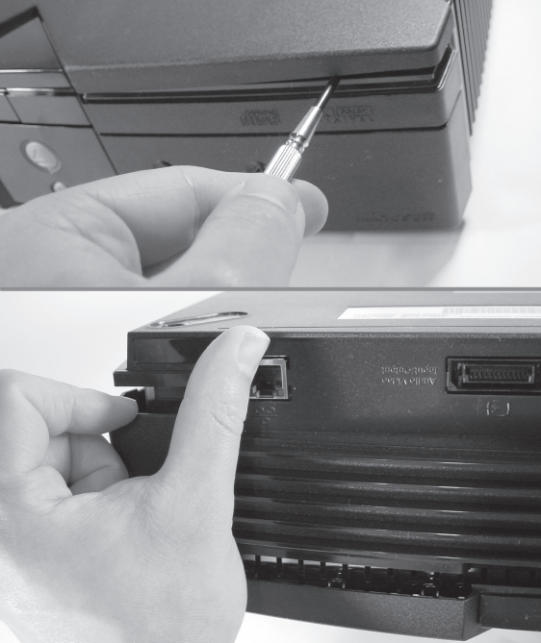 Figure 1-5: Some places where you can pry to work open a stubborn cover.