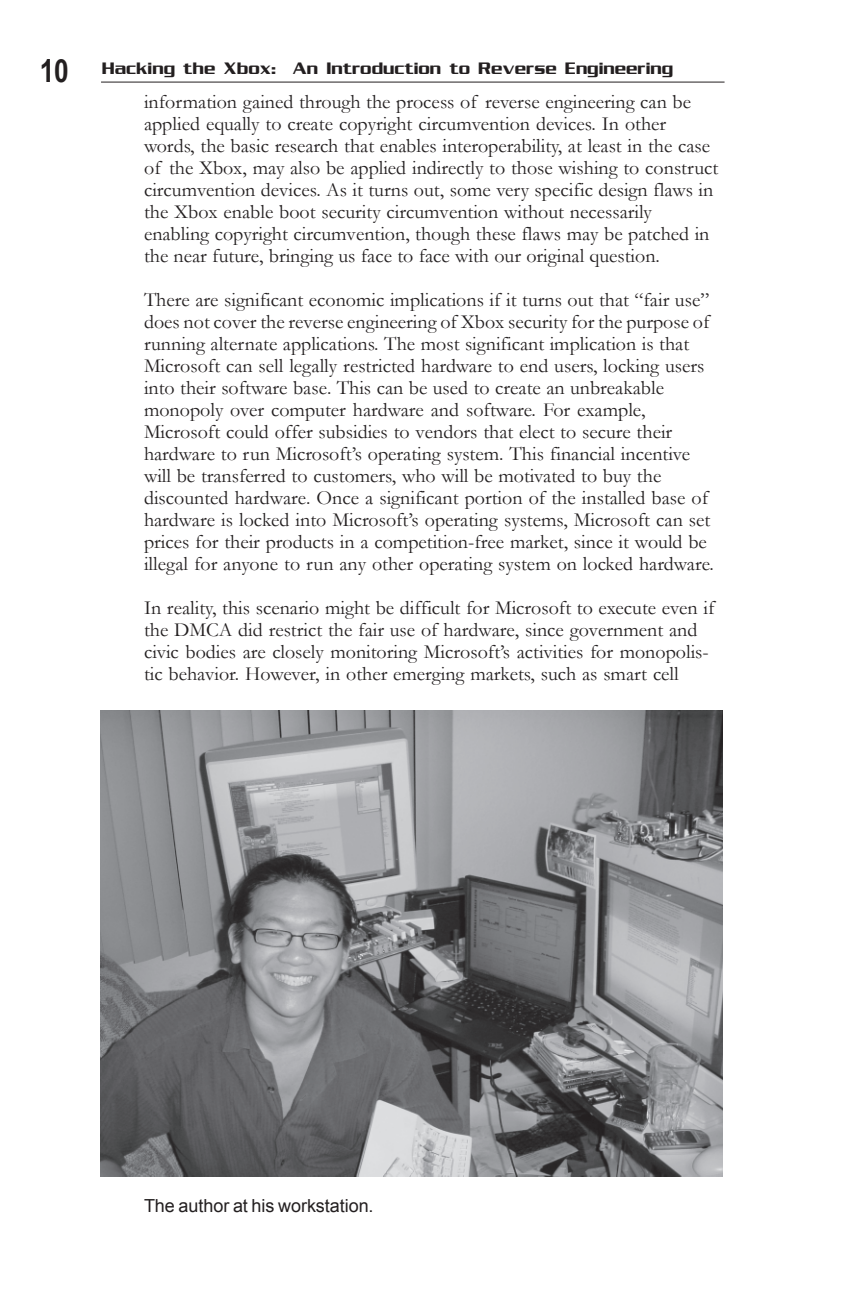 The author at his workstation.